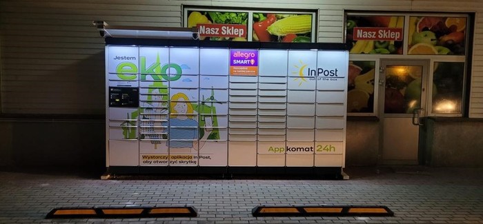 Parcel Locker PODB01APP Przy sklepie