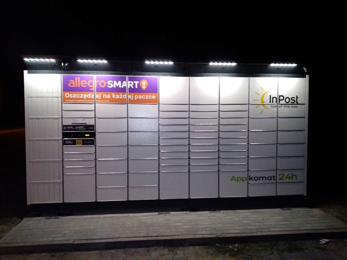 Paczkomat PODR01BAPP Przy sklepie Lewiatan