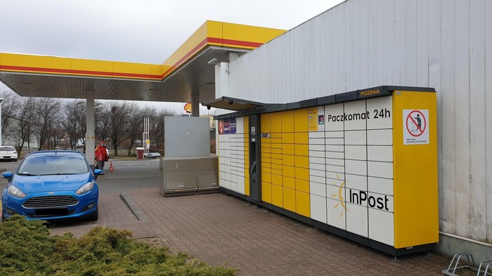 Parcel Locker POZ04A Stacja paliw Shell