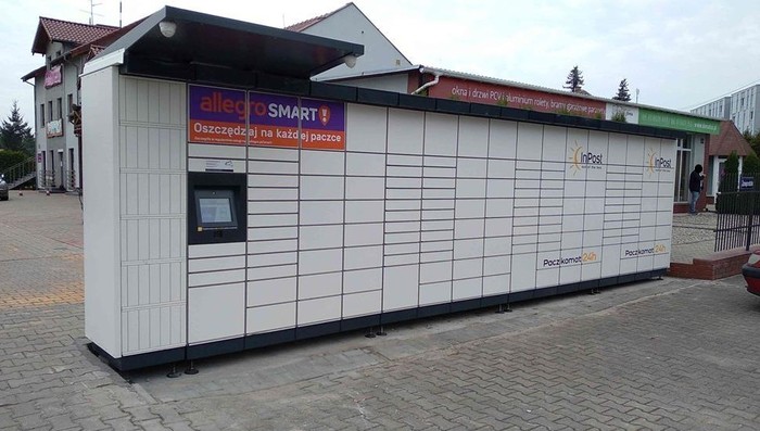 Parcel Locker POZ166M Przy wjeździe na teren Noclegi Kańdulski