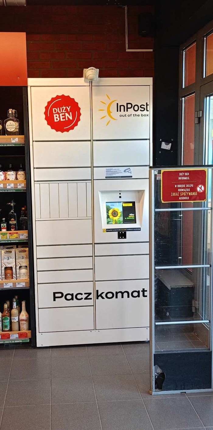 Paczkomat POZ24HP W sklepie Duży Ben