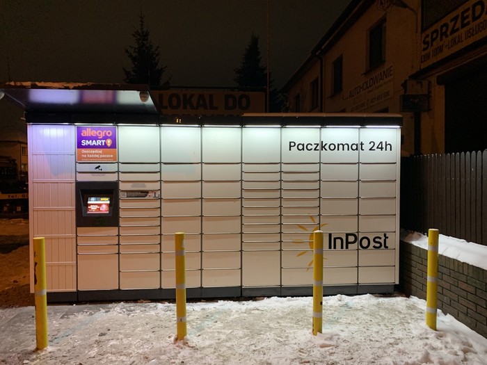 Paczkomat PRN01M Przy sklepie Alladyn Świat Pościeli