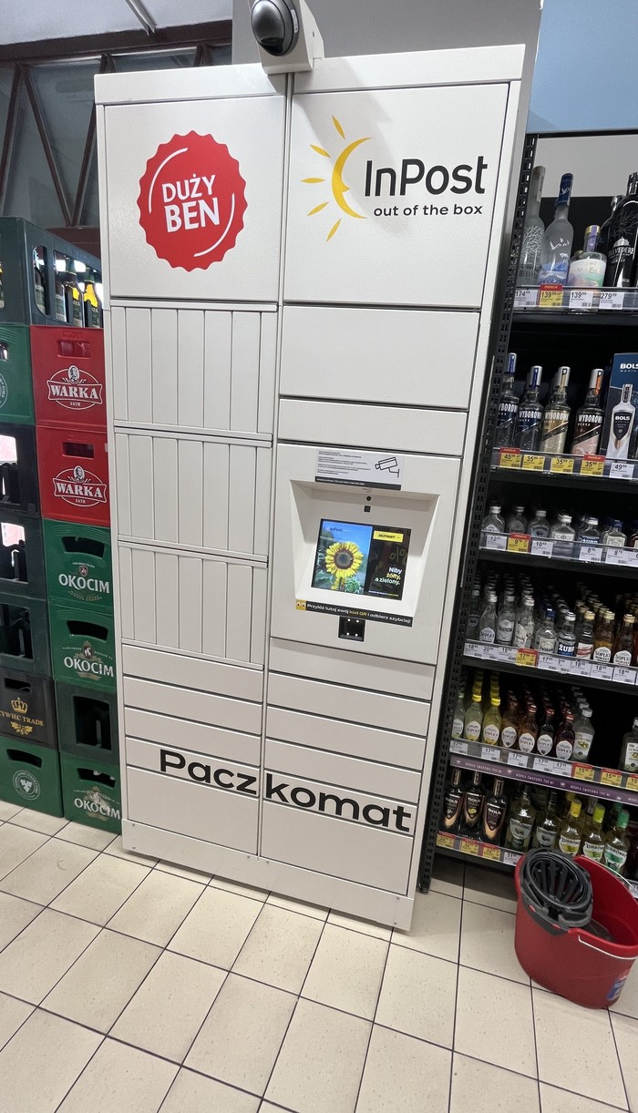 Paczkomat PTR02HP w sklepie Duży Ben