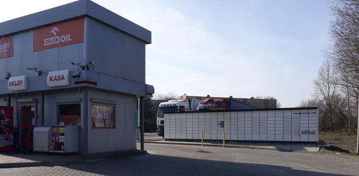 Parcel Locker PTR02N Stacja paliw Intermarche