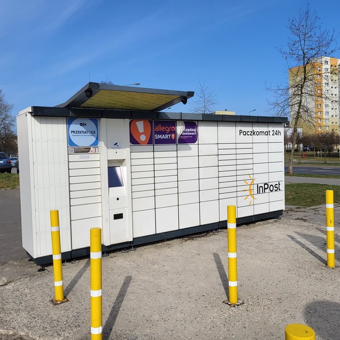 Parcel Locker PTR04A Przy DH Merkury od ul. Słowackiego