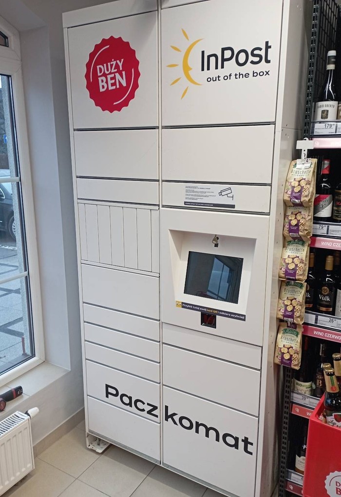 Paczkomat PUS01HP w sklepie Duży Ben