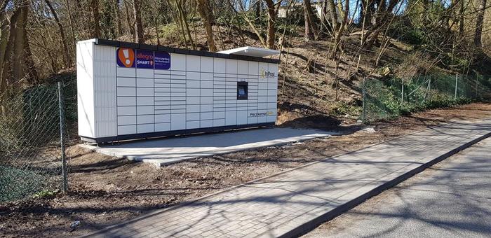 Paczkomat PUS03M Przy prywatnej posesji, od ulicy Studziennej