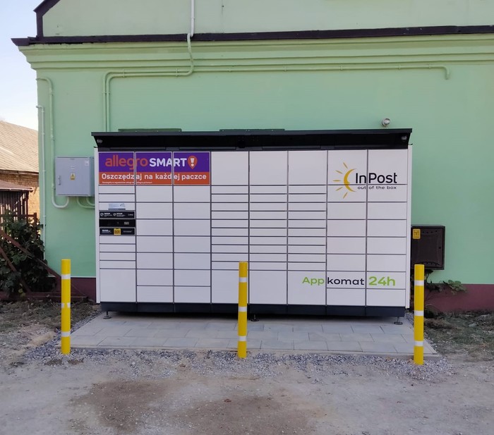 Поштомат PXN01BAPP Na parkingu sklepu