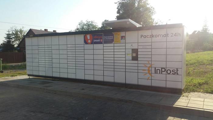 Paczkomat PZS01N Przy myjni samochodowej