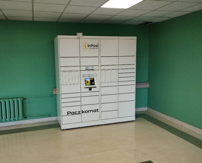 Paczkomat RAC02HP w szpitalu rejonowym im. dr J.Rostka