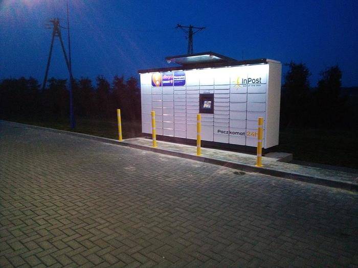 Paczkomat RDP04M Przy myjni bezdotykowej