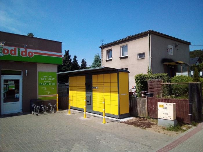 Paczkomat RED01G parking OdiDO