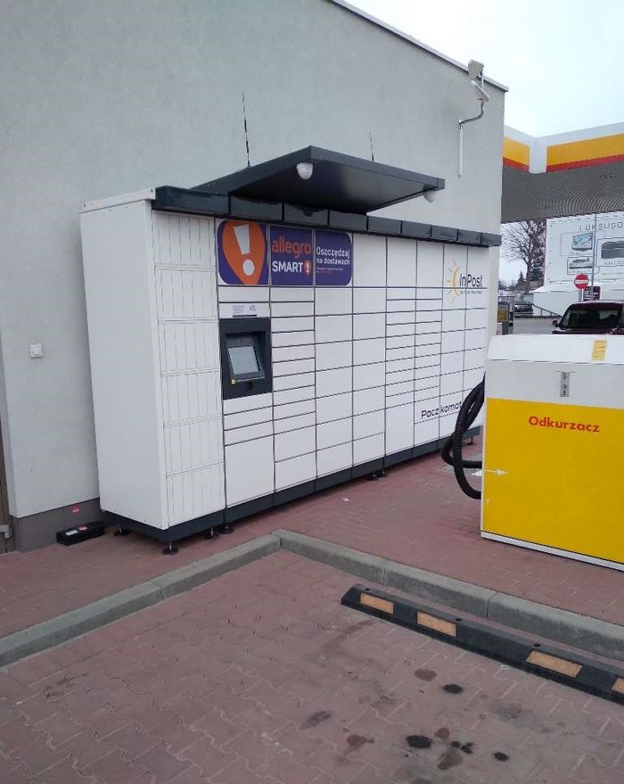 Parcel Locker REG01M Na stacji Shell