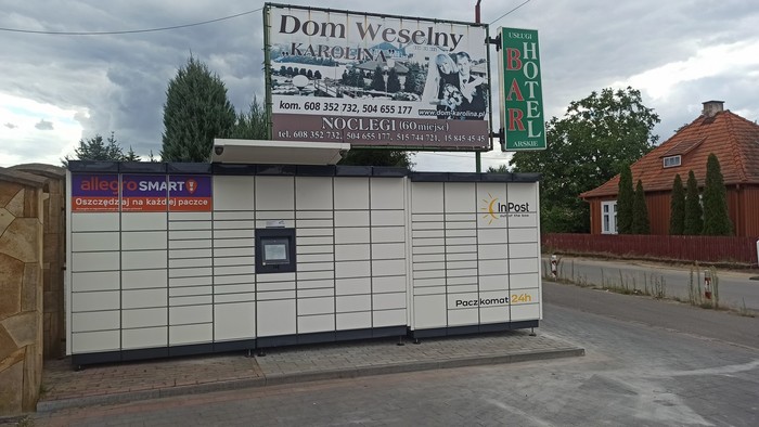 Paczkomat RNS01M Przy sklepie Malinka