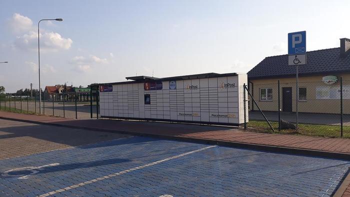 Paczkomat ROG02M Przy wejściu na "Targowisko Miejsce Rogoźno"