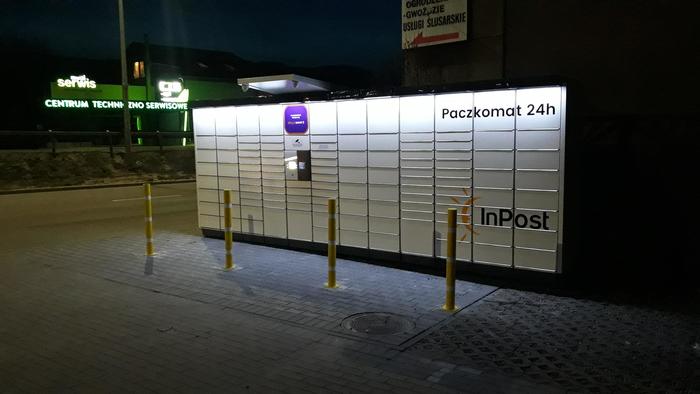 Paczkomat RUM06N Przy Stacji Kontroli Pojazdów