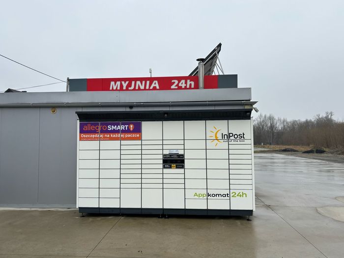 Поштомат RWZ01BAPP Przy myjni bezdotykowej