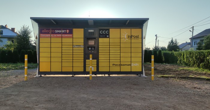 Paczkomat SAS01E Parking Sklepu ABC