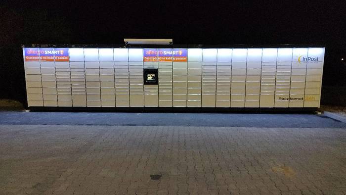 Paczkomat SBL04M Przy markecie Lidl