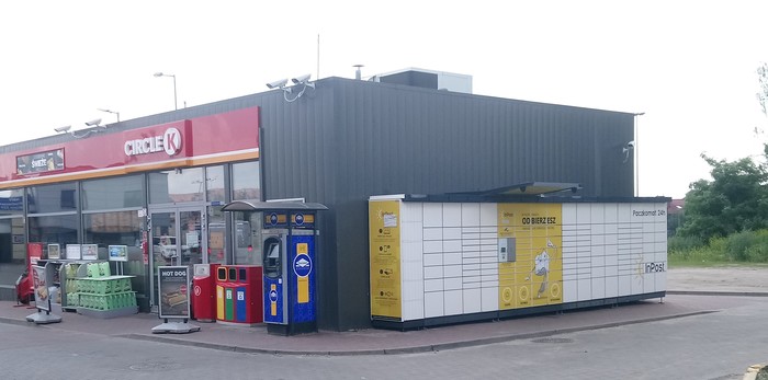 Paczkomat SCH02N Stacja paliw Circle K