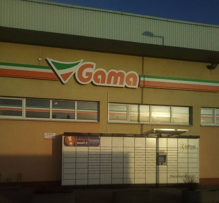 Paczkomat SCT04M przy sklepie Gama