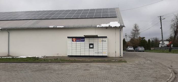 Paczkomat SDV01M Przy sklepie Groszek