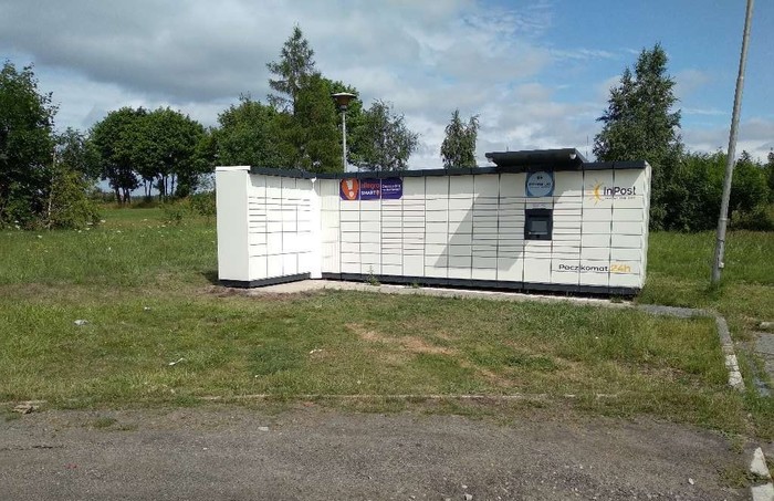 Paczkomat SDW01M Przy stacji paliwowej HAWA
