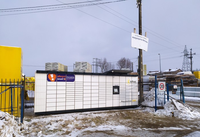 Paczkomat SKA08M Magazyn Budowlany Krakowska 99