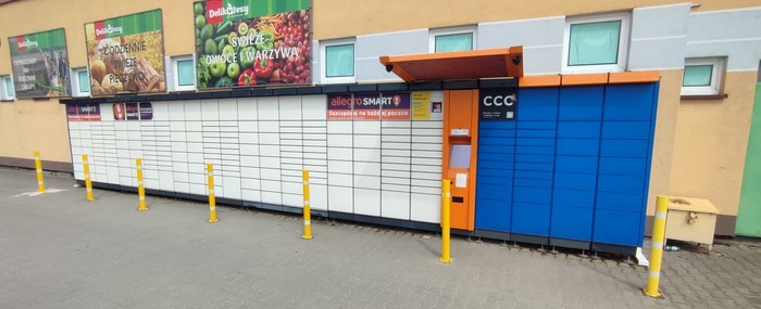 Parcel Locker SKN01A Przy sklepie Delikatesy Centrum