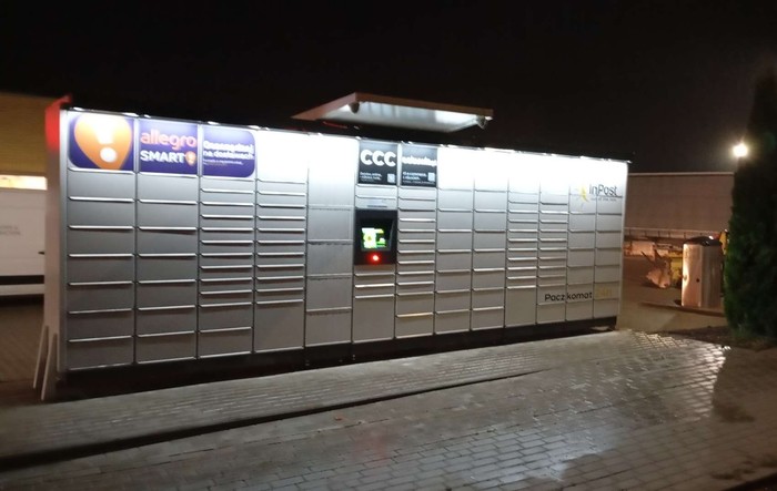 Parcel Locker SMCH01M Przy stacji benzynowej