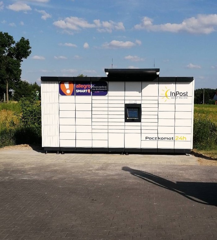 Paczkomat SPN02M Na myjni bezdotykowej