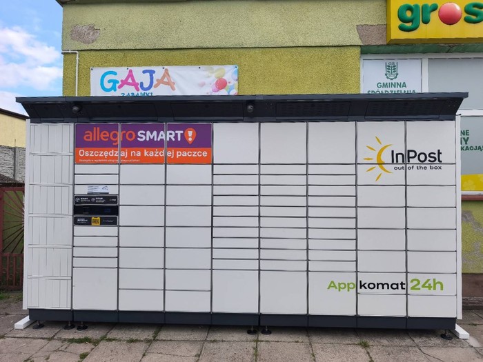 Paczkomat SPVE01BAPP Przy sklepie spożywczym