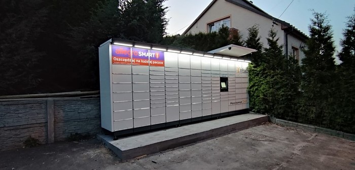 Paczkomat SQA01M Sklep Spożywczy Odido Parking Dolny