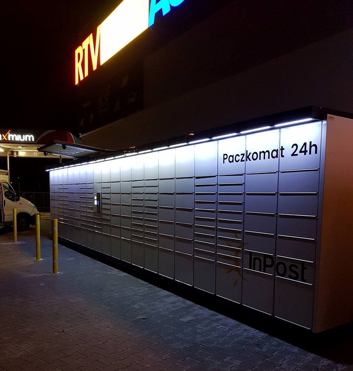 Paczkomat SRE02N Przy Galerii Jeziorany