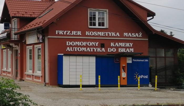 Paczkomat SSC01A Przy markecie Biedronka