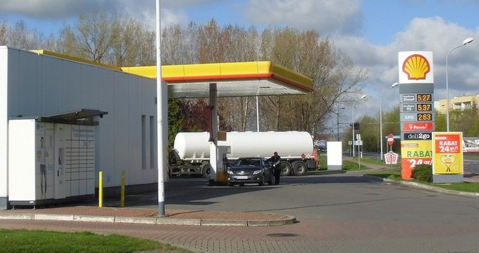 Parcel Locker SWI02L Stacja paliw Shell