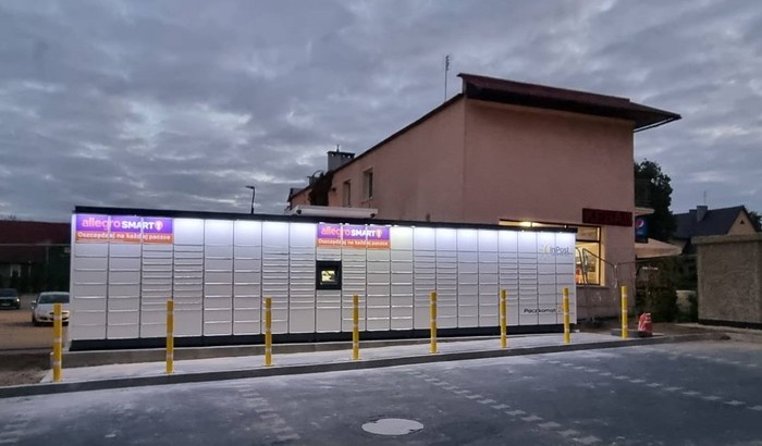 Paczkomat SYC08M Przy sklepie Lidl