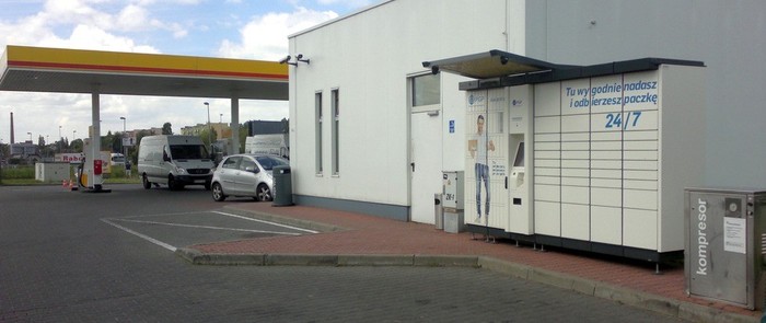 Parcel Locker SZC06L Stacja paliw Shell