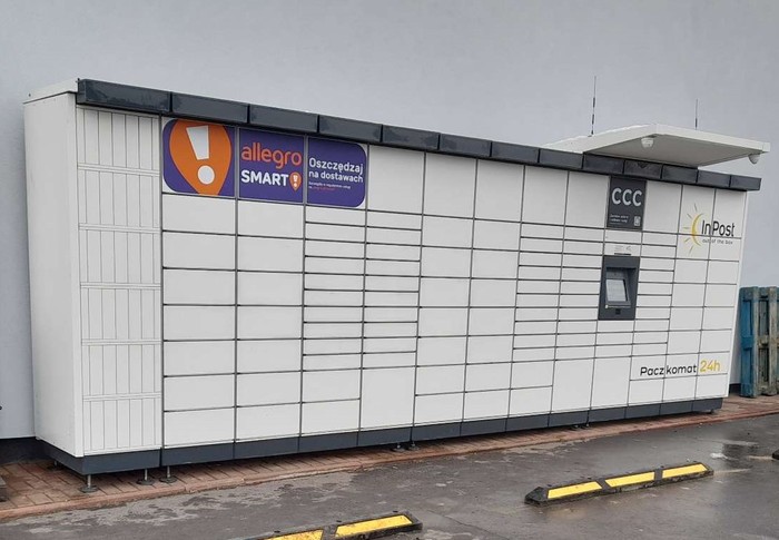 Parcel Locker SZC08M Z boku kwiaciarnia