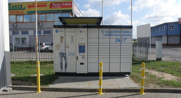 Paczkomat SZC10L Stacja paliw BP