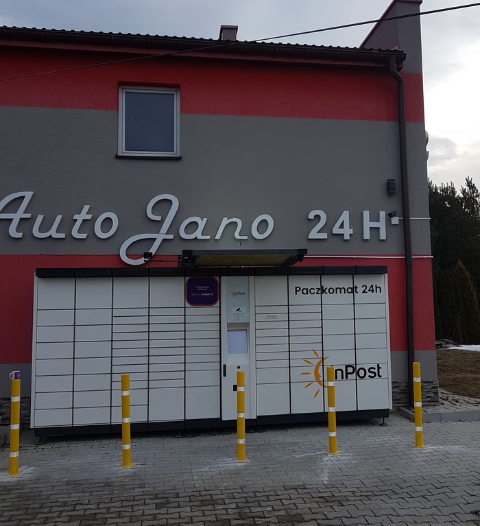 Paczkomat SZO01A Na stacji paliw Jano 24