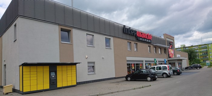 Parcel Locker SZP01G Przy markecie Intermarche