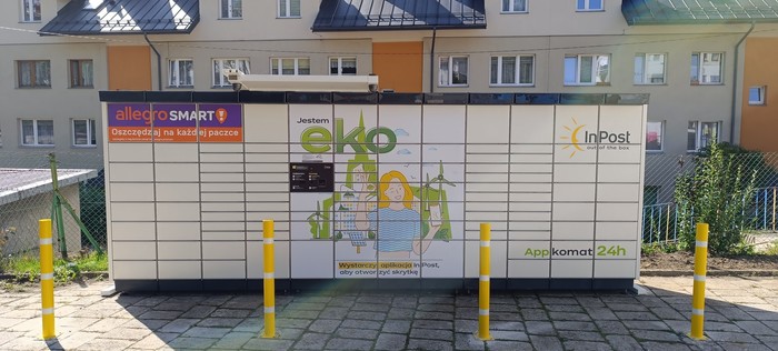 Paczkomat SZW01APP Tylny parking sklepu EURO