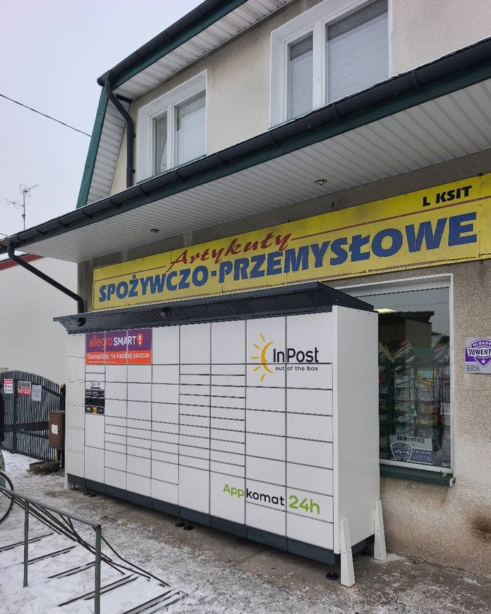 Parcel Locker TEE01BAPP Przy sklepie spożywczym