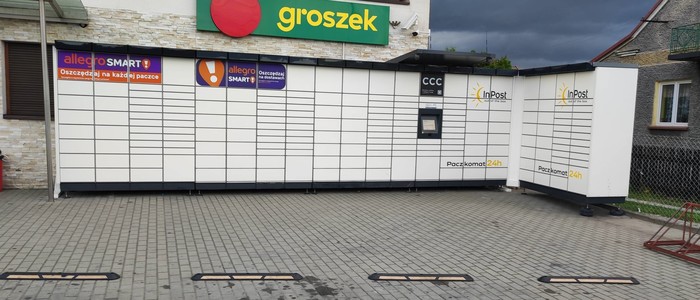 Paczkomat TES01M Przy sklepie Groszek