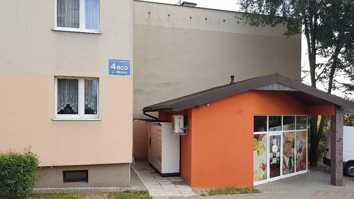 Paczkomat TGO01M Przy sklepie spożywczym