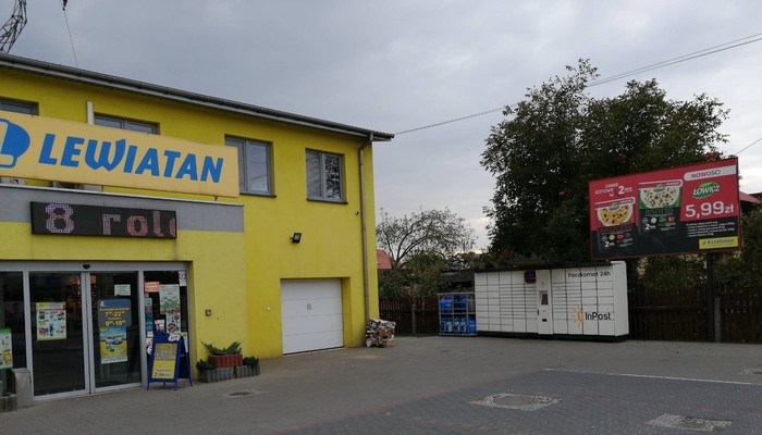 Paczkomat TMS07A Przy sklepie Lewiatan
