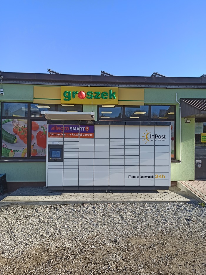 Paczkomat TNC01M Przy sklepie Groszek