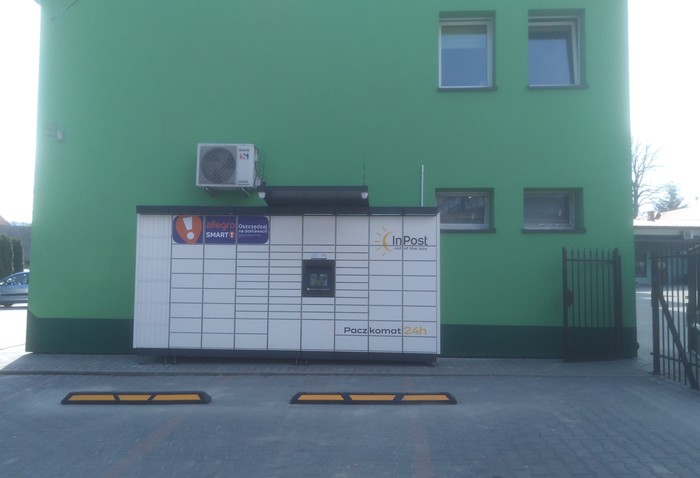 Paczkomat TOK01M Przy sklepie spożywczym HITPOL