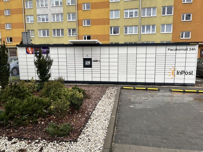 Поштомат TOR14M Na parkingu sklepu Lidl